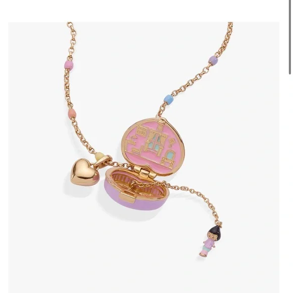 Alex and Ani x Polly Pocket Locket Charm Necklace New with defect - Picture 3 of 7